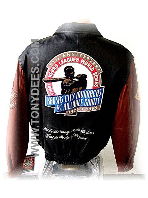 negro league leather jackets
