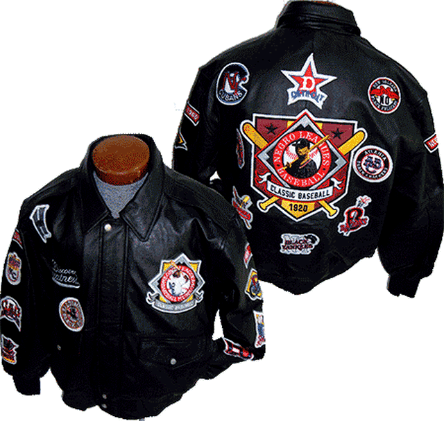 negro league leather jackets