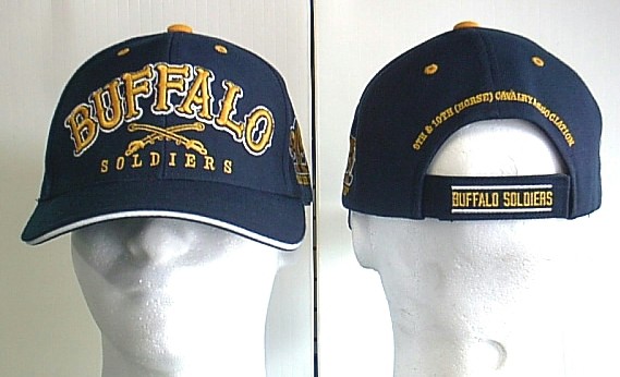 buffalo soldiers baseball caps