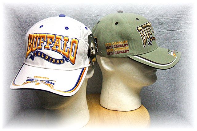 buffalo soldiers baseball caps