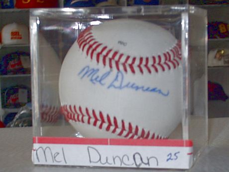 SIGNED MEL DUNCAN BALL