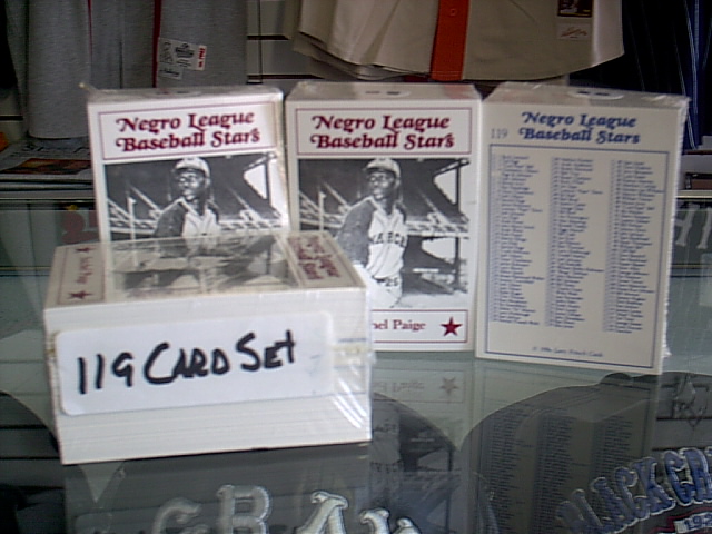 119 NEGRO LEAGUE BASEBALL TRADING CARDS