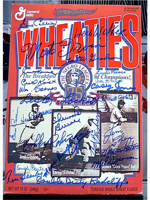 LIMITED EDITION SIGNED WHEATIES BOX