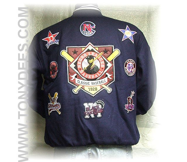 NEGRO LEAGUE MULTI LOGO WOOL JACKET 