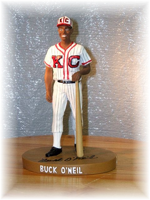 AUTOGRAPHED "BUCK" O'NEIL FIGURINE LIMITED EDITION