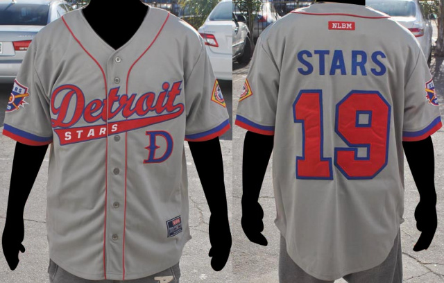 DETROIT STARS JERSEY/ GRAY