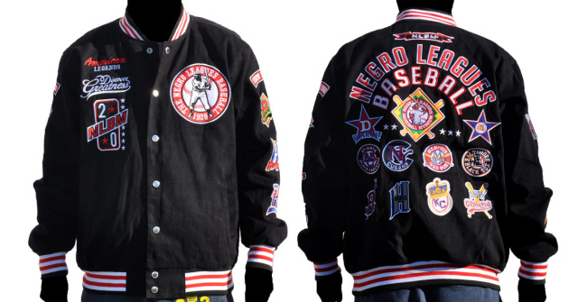 NEGRO LEAGUE MULTI-LOGO COTTON TWILL JACKET