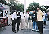 MASON AND 4 NEGRO LEAGUE BALL PLAYERS